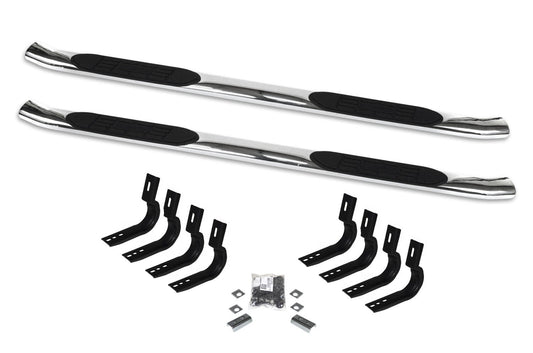 415 Series SideSteps (Cab Length) with Welded End Caps (Gas Only) 2014-2018 Silverado/Sierra 1500/2500 HD Go Rhino-1