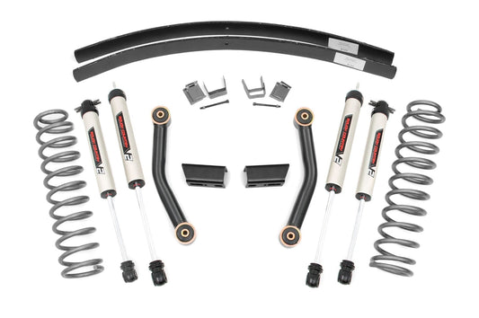 3 Inch Lift Kit SII RR AAL V2 Shocks Jeep Cherokee XJ 2WD/4WD (84-01) Rough Country
