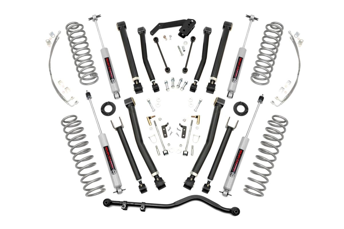 Rough Country 4 Inch Jeep X-Series Suspension Lift Kit 07-18 Wrangler JK Rough Country