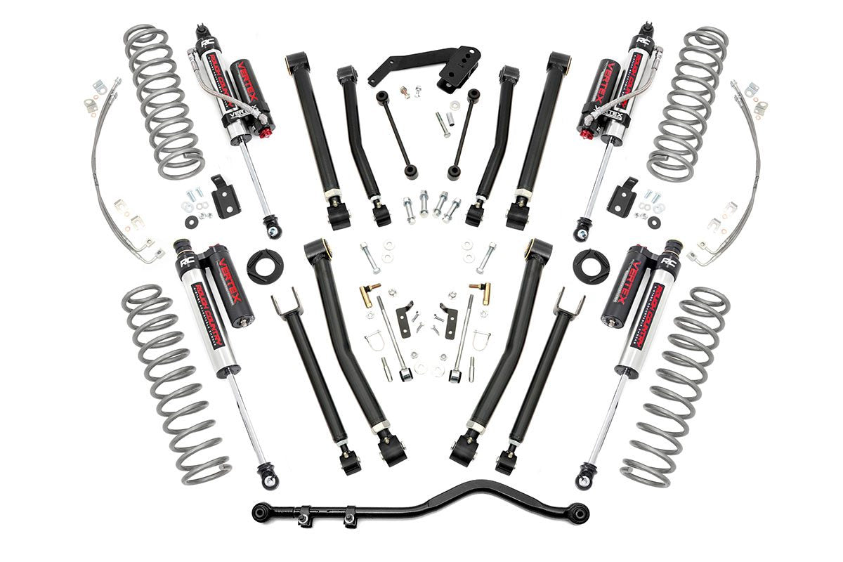 Rough Country 4 Inch Jeep X-Series Suspension Lift Kit 07-18 Wrangler JK Rough Country