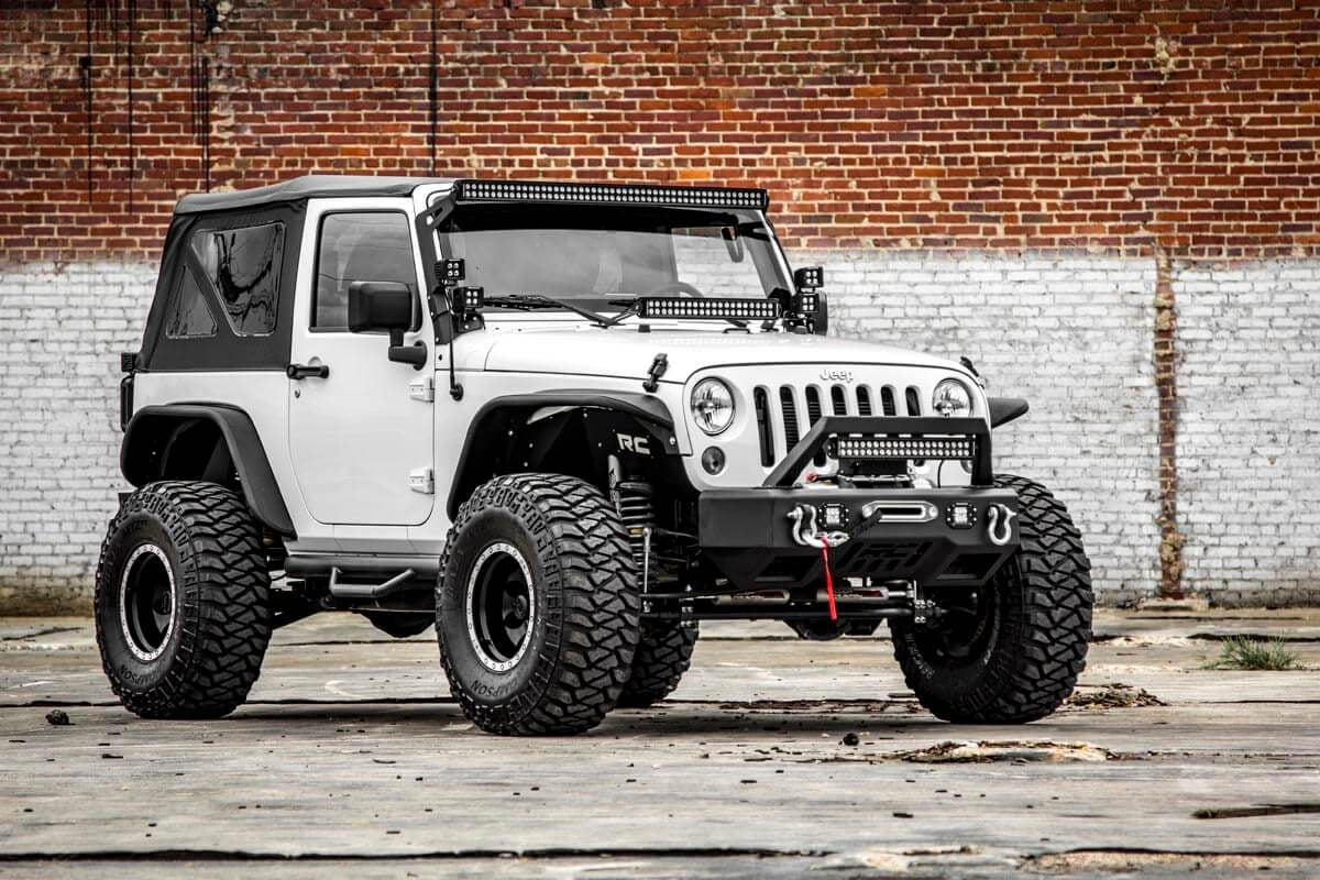 4 Inch Jeep X-Series Suspension Lift Kit 07-18 Wrangler JK Rough Country-2