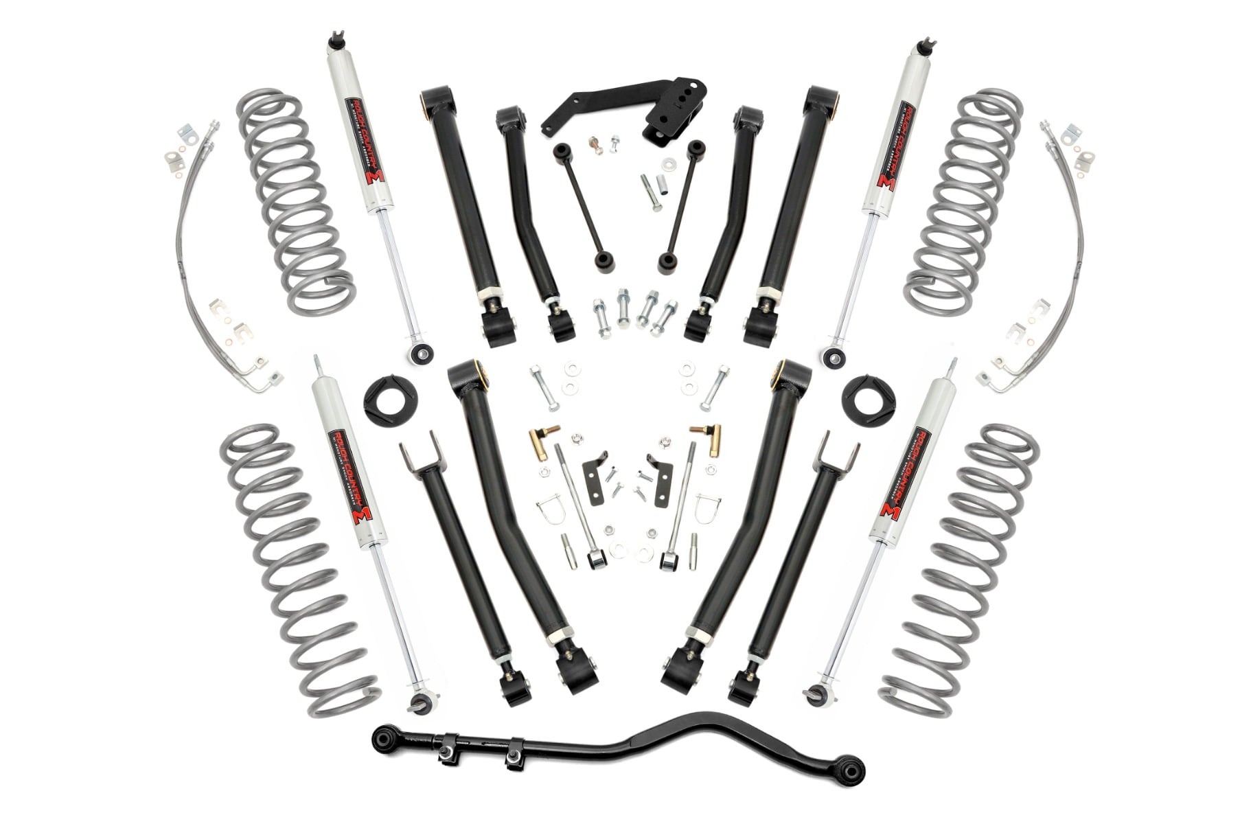 4 Inch Lift Kit X-Series M1 Jeep Wrangler Unlimited 2WD/4WD (2007-2018) Rough Country