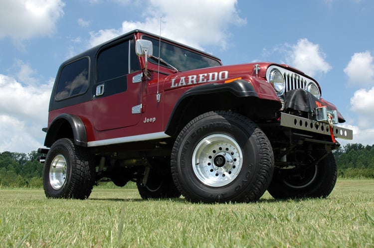 4 Inch Lift Kit Jeep CJ5/CJ7 7 4WD (1976-1981) Rough Country-1