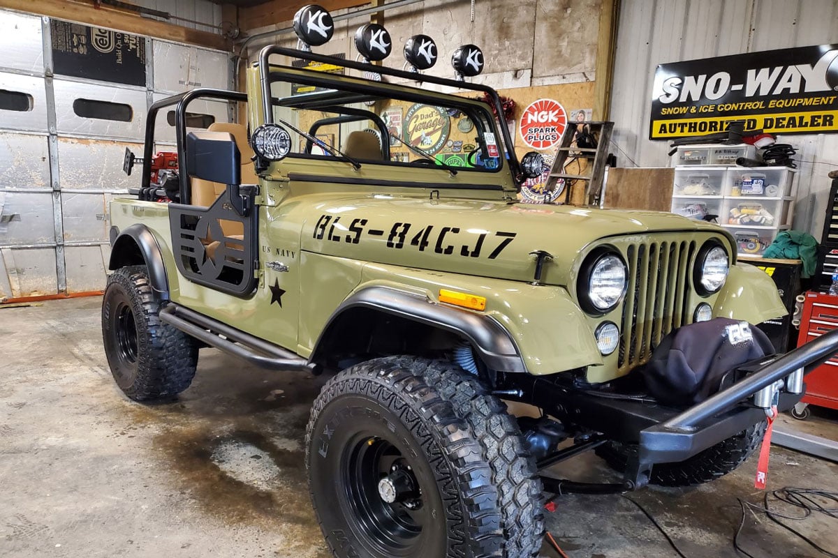 4 Inch Lift Kit Jeep CJ5/CJ7 5 4WD (1982-1983) Rough Country-2