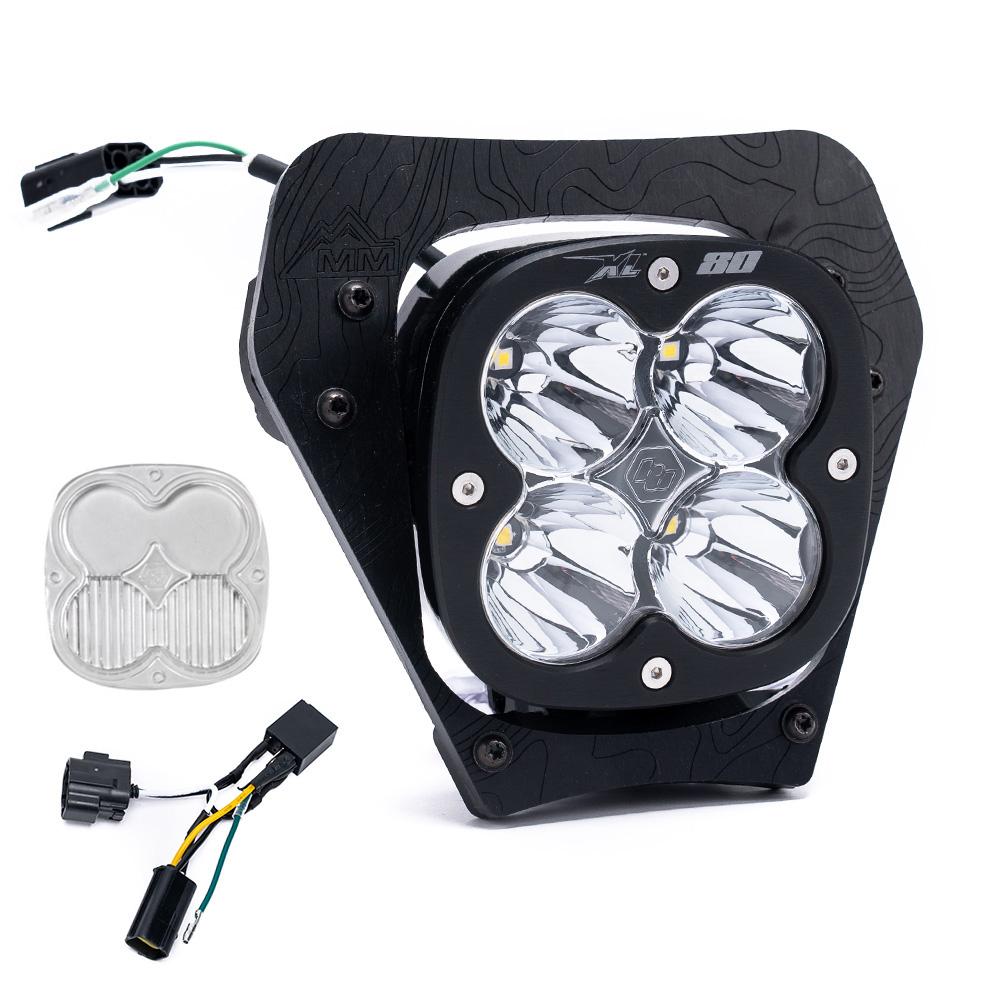 KTM XL80 D/C Headlight Kit w/ Hi-Low Harness 2024 350 EXC-F 500 EXC-F Spot Clear Baja Designs