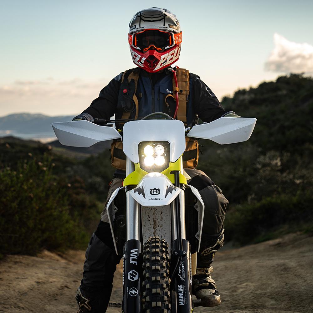 Husqvarna XL80 D/C Headlight Kit 2024 FE 350S FE 501S FE350W FE 501W FE 450 Spot Clear Baja Designs-1