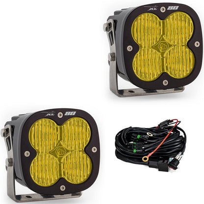 LED Light Pods Amber Lens Pair XL80 Series Baja Designs
