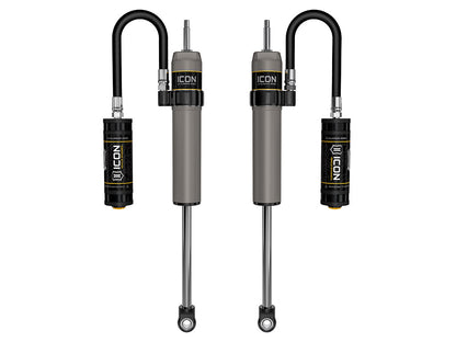2005-2025 Ford Super Duty 4WD 0-2.5 Inch Lift Front V.S. 2.5 Aluminum Series Shock Absorbers Remote Reservoir Pair ICON Vehicle Dynamics
