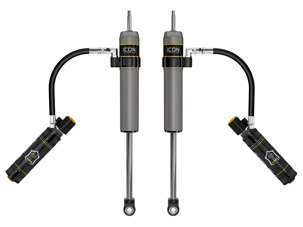 2023-2025 Ford F-250/F-350 Super Duty 4WD 4.5 Inch Lift Front V.S. 2.5 Aluminum Series Shocks Remote Reservoir W/ CDEV Pair ICON Vehicle Dynamics-5