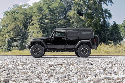 2.5 Inch Lift Kit Coils M1 Jeep Wrangler Unlimited 2WD/4WD (2007-2018) Rough Country-2