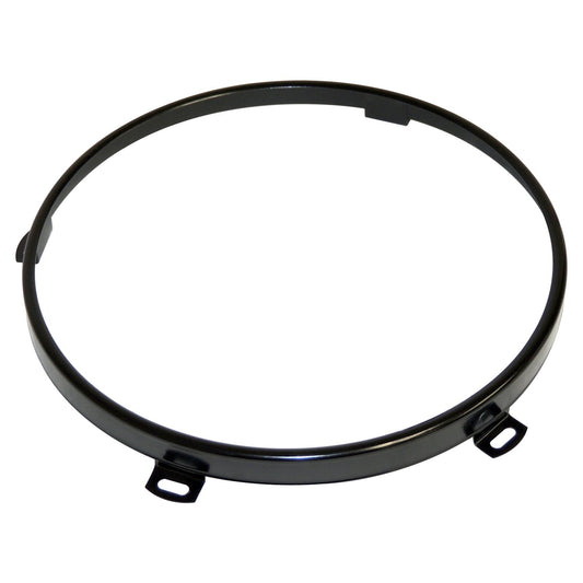 Headlight Retainer for 2007-2018 JK Jeep Wrangler, Black Powder Coat Finish Crown Automotive