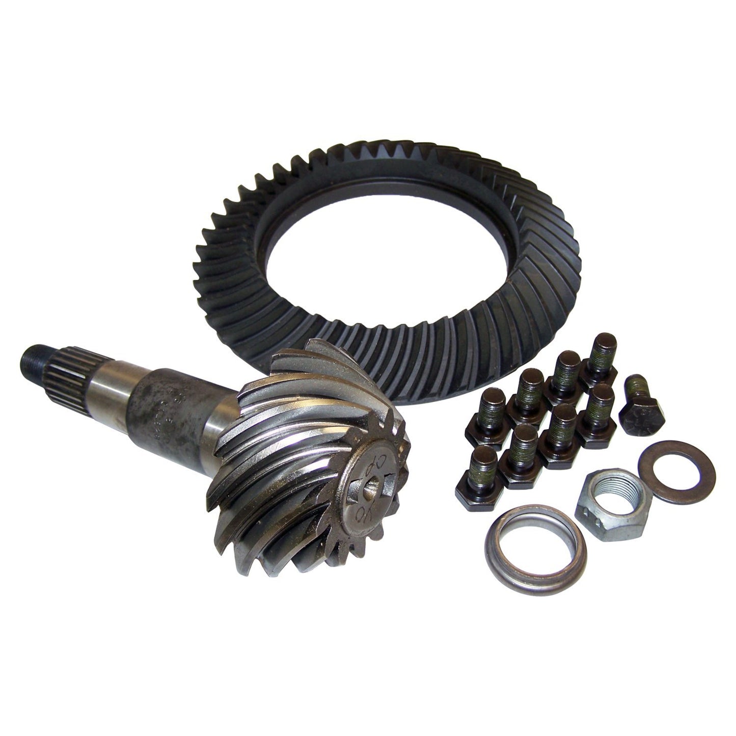 D44 Rear Axle Ring & Pinion Kit for Jeep JK Wrangler w/ 1/2 Inch Ring Gear Bolts 3.21 Ratio Crown Automotive