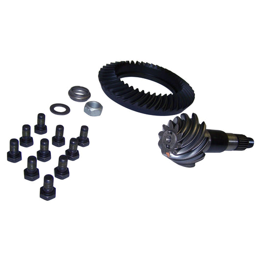 D44 Rear Axle Ring & Pinion Kit for Jeep JK Wrangler w/ 1/2 Inch Ring Gear Bolts 4.10 Ratio Crown Automotive