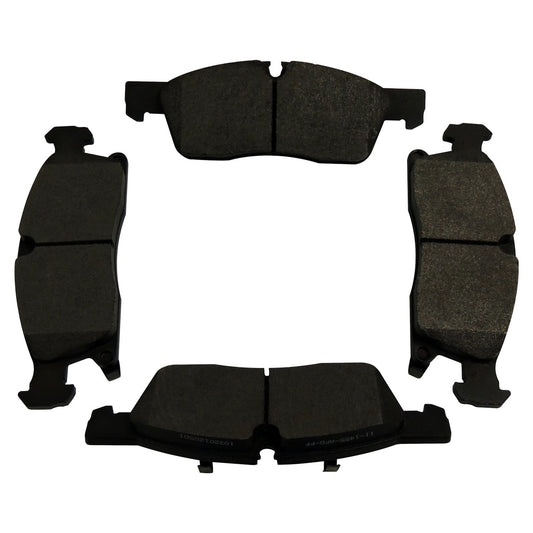 Front Brake Pad Set for 2011-2021 Jeep WK Grand Cherokee w/o SRT, Left and Right Crown Automotive