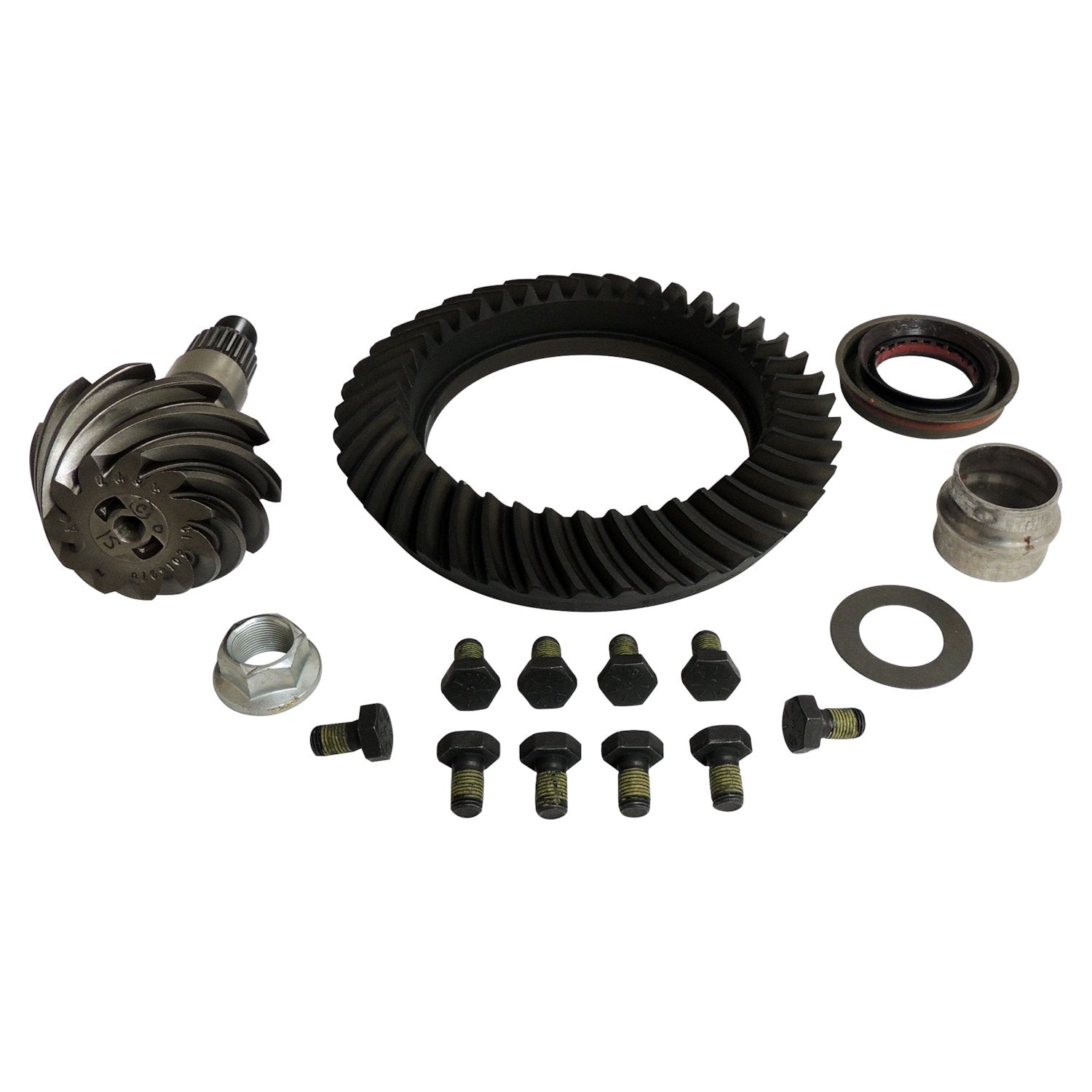 Dana 44 Front Axle Ring & Pinion Kit for 07-18 Jeep JK Wrangler, 3.73 Ratio Crown Automotive