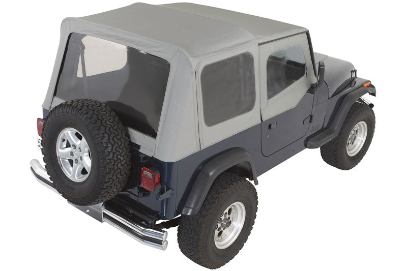 Complete Soft Top with Frame & Hardware for 1976-1986 Jeep CJ7, 1987-1995 Jeep Wrangler YJ Rampage-13