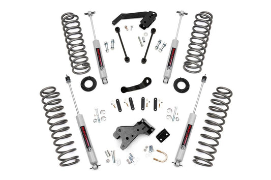 Rough Country 4 Inch Jeep Suspension Lift Kit Premium N3 Shocks 07-18 Wrangler JK Rough Country