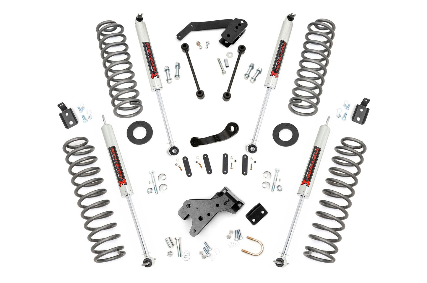 4 Inch Lift Kit M1 Jeep Wrangler Unlimited 2WD/4WD (2007-2018) Rough Country