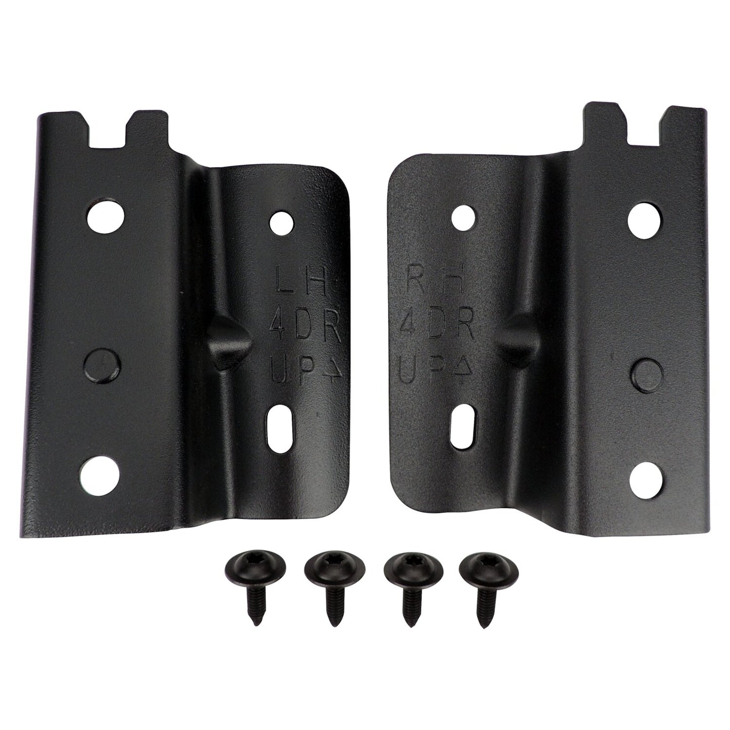 Rear Soft Top Bow Bracket Set for 2013-2018 JK Wrangler w/ 4 Doors Crown Automotive