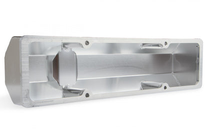Fabricated Aluminum Valve Covers Silver Finish Fits 1960-1986 Chevrolet 262-400 Gen I Small Block Mr Gasket-1