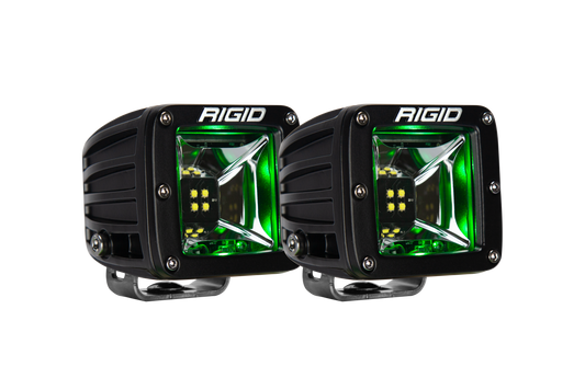 Scene Green Backlight Surface Mount Pair Radiance Rigid Industries