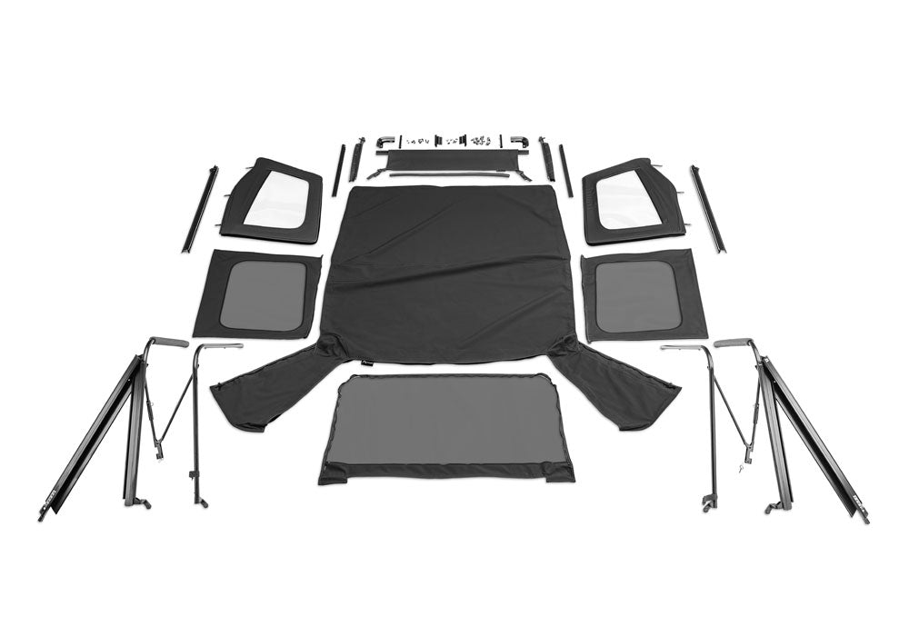 Complete Soft Top with Frame & Hardware for 1987-1995 Jeep Wrangler YJ Rampage-7