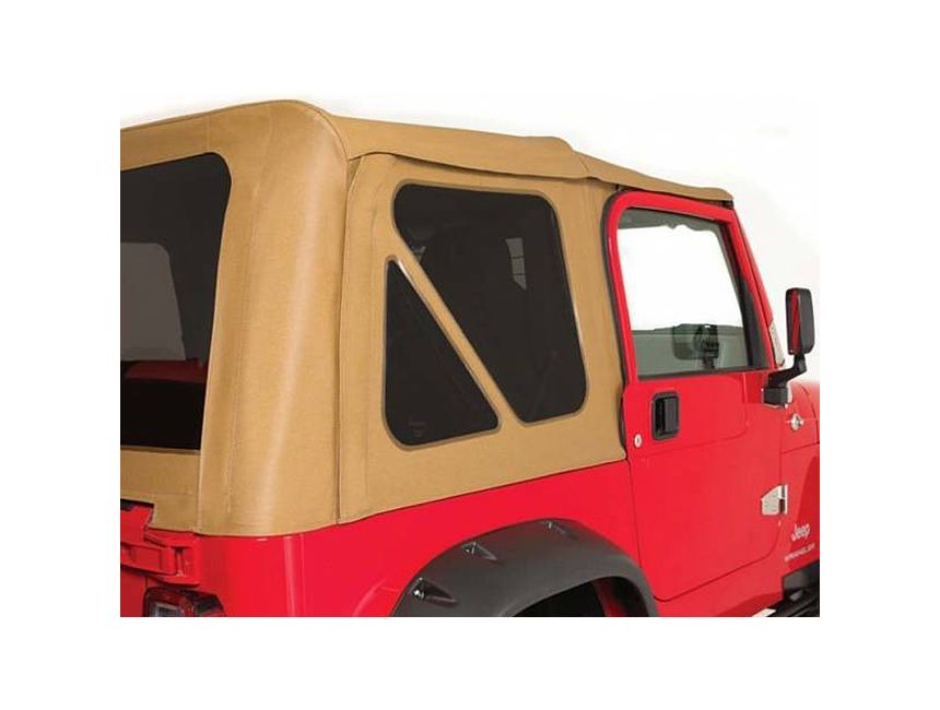 Complete Soft Top with Frame & Hardware for 1987-1995 Jeep Wrangler YJ Rampage