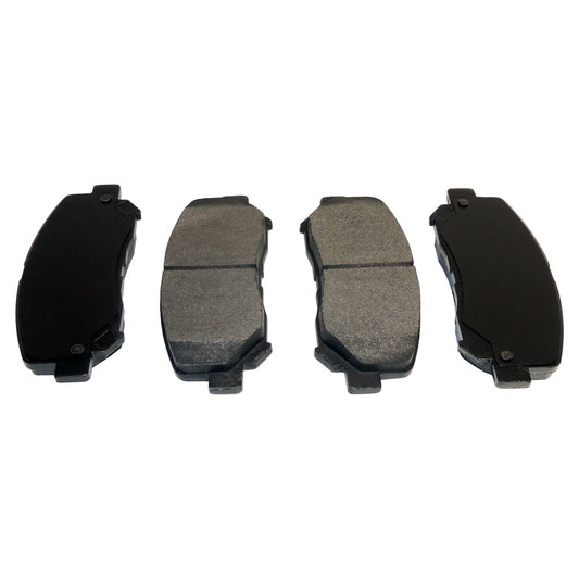 Front Brake Pad Set for 14-22 Jeep KL Cherokee w/ Single Piston Brake Calipers Crown Automotive