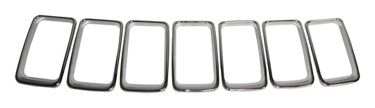 Polished Chrome Grille Insert Set for 2014-2016 Jeep WK Grand Cherokee Crown Automotive