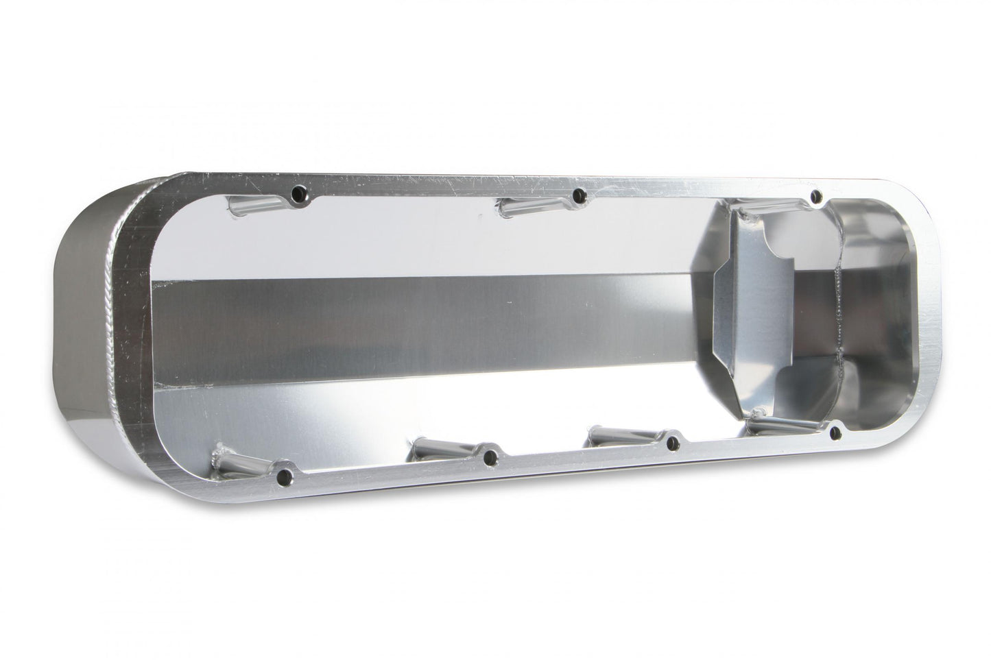 Fabricated Aluminum Valve Covers with Breather Holes Long Bolt Fits 1965-2000 Chevrolet 396-454 Big Block Mr Gasket-1