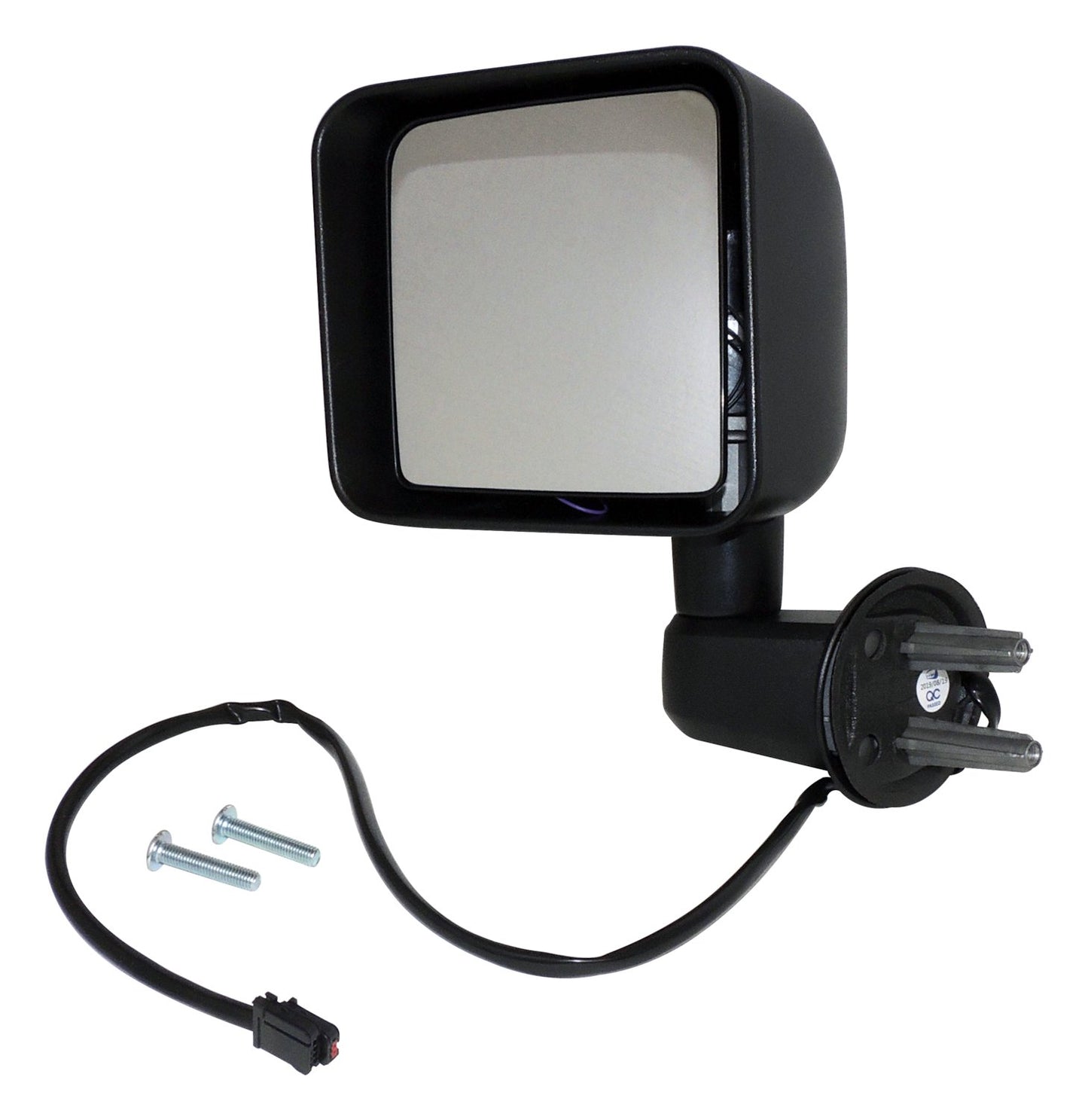 Left Power, Heated, Manual Folding Mirror for 2015-2018 Jeep JK Wrangler RHD Crown Automotive