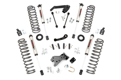 4 Inch Jeep Suspension Lift Kit V2 Monotube Shocks 07-18 Wrangler JK Rough Country-4