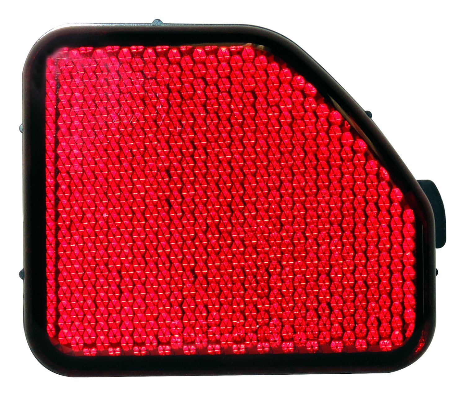 Left Rear Fascia Reflector for 2018+ Jeep JL Wrangler, Red Plastic Crown Automotive