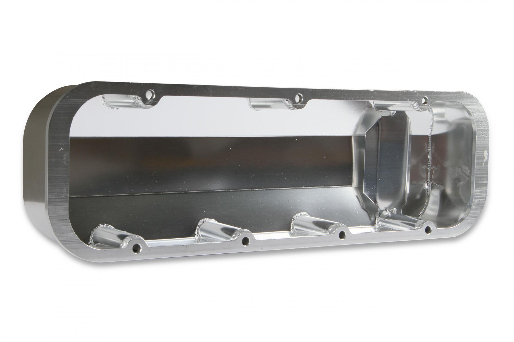 Fabricated Aluminum Valve Covers with Breather Holes Short Bolt Fits 1965-2000 Chevrolet 396-454 Big Block Mr Gasket-1