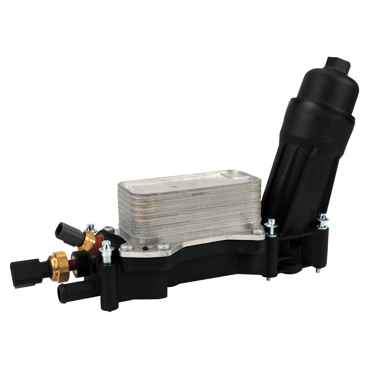 Engine Oil Filter & Cooler Assembly for 17-18 Jeep JK, WK, & KL w/ V6 Engine Crown Automotive