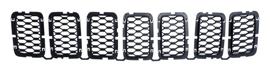 Black Honeycomb Grille Insert Set for Various 2016-2022 Jeep WK Grand Cherokee Crown Automotive