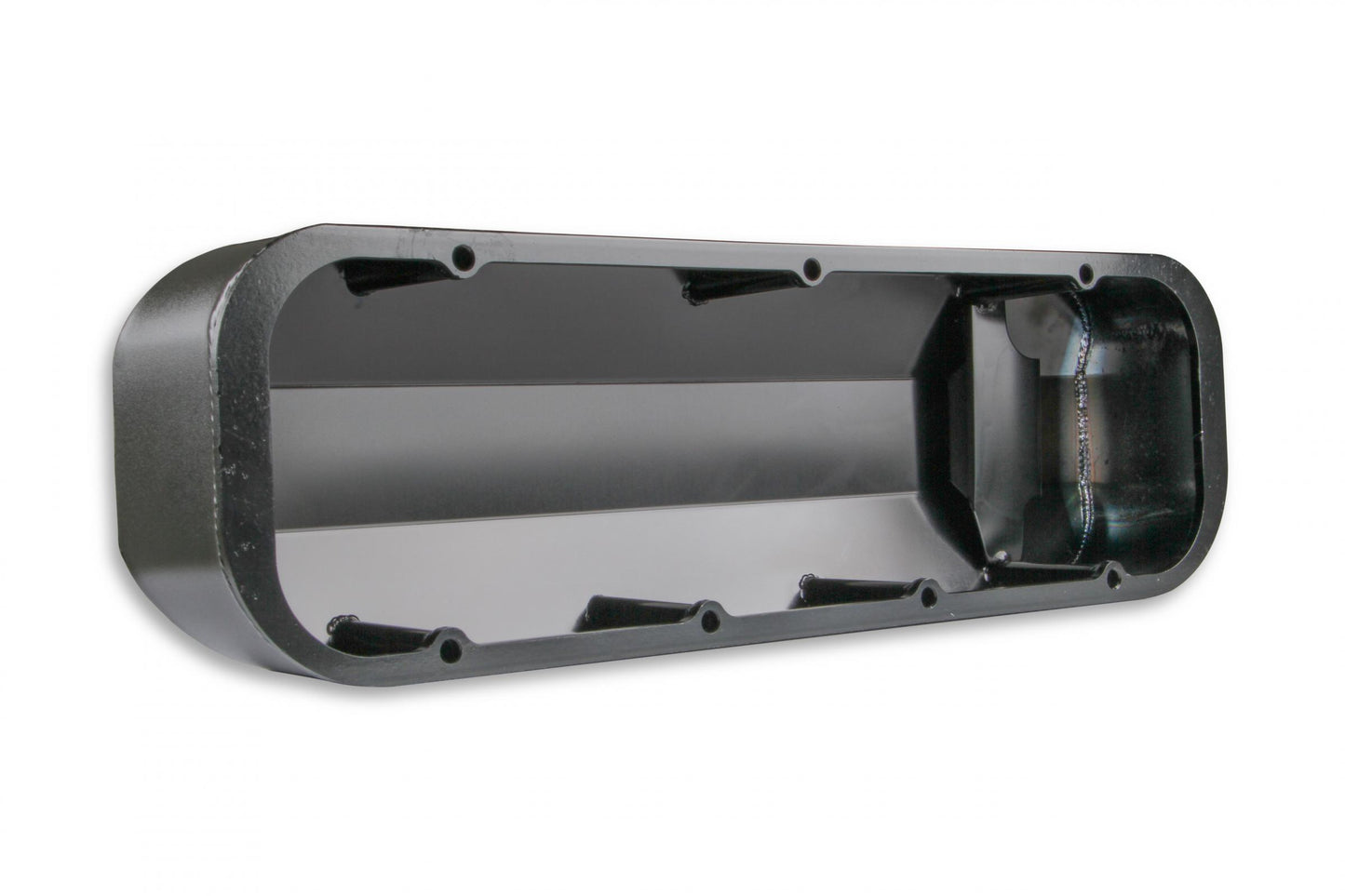 Fabricated Aluminum Valve Covers Black Finish Fits 1965-2000 Chevrolet 396-454 Tall Bolt BBC Mr Gasket-1