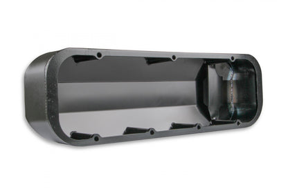 Fabricated Aluminum Valve Covers Black Finish Fits 1965-2000 Chevrolet 396-454 Tall Bolt BBC Mr Gasket-1