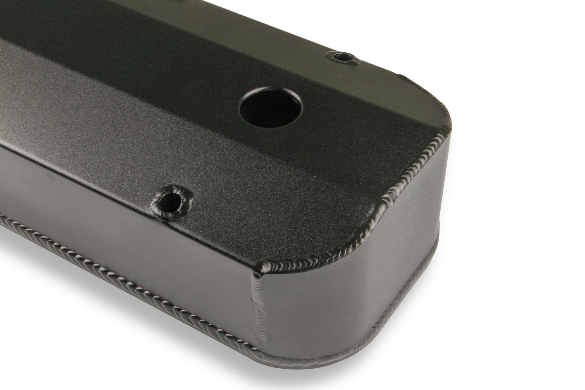 Fabricated Aluminum Valve Covers Black Finish Fits 1965-2000 Chevrolet 396-454 Tall Bolt BBC Mr Gasket-2