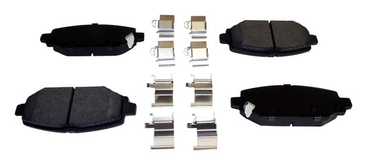 Rear Brake Pad Set for 2018-2020 Jeep JL Wrangler w/ 12.9 Inch Rear Brake Rotors Crown Automotive