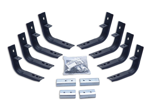 OE Xtreme Side Steps Mounting Brackets Only Textured Black 2015-2026 Colorado/Canyon Go Rhino