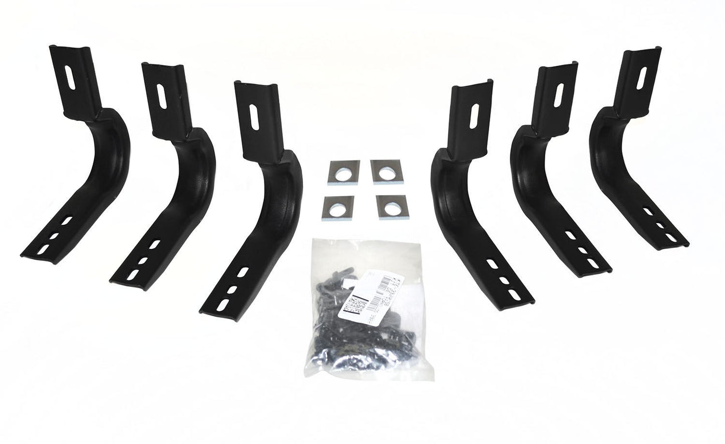 Brackets for 6 Inch OE Xtreme Wheel to Wheel SideSteps Black powder coat 2007-2014 Silverado/Sierra 2500 HD/3500 HD Go Rhino