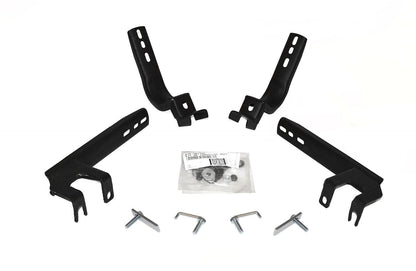 OE Xtreme Side Steps Mounting Brackets Only Textured Black 2010-2014 Chevrolet Equinox 2010-2014 GMC Terrain Go Rhino