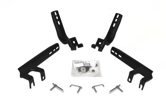 OE Xtreme Side Steps Mounting Brackets Only Textured Black 2010-2014 Chevrolet Equinox 2010-2014 GMC Terrain Go Rhino