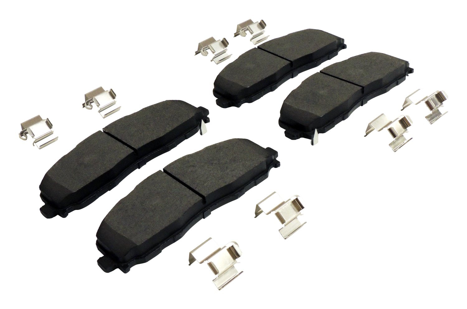 Front Brake Pad Set for 18-20 Jeep JL Wrangler w/ .95 Inch Thick Front Brake Rotors Crown Automotive