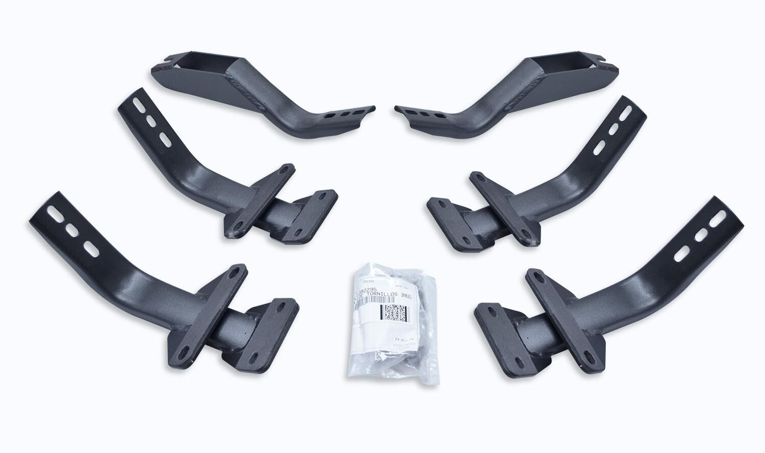 OE Xtreme Side Steps Mounting Brackets Only Textured Black 2015-2026 Ford F-150 Go Rhino