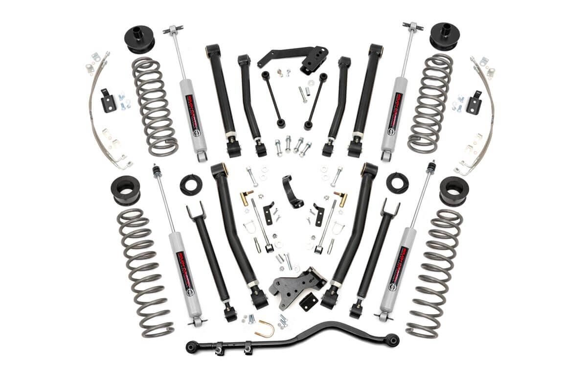 6 Inch Jeep X-Series Suspension Lift Kit 07-18 Wrangler JK Rough Country-3