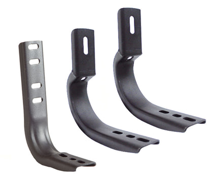 OE Xtreme Side Steps Mounting Brackets Only Textured Black 2015-2018 Ram 1500 Go Rhino