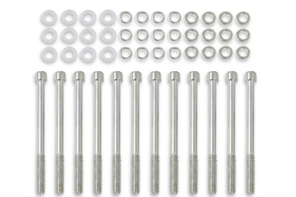 Fabricated Aluminum Valve Covers Silver Fits 1962-1985 Ford 221-351W Small Block Mr Gasket-4