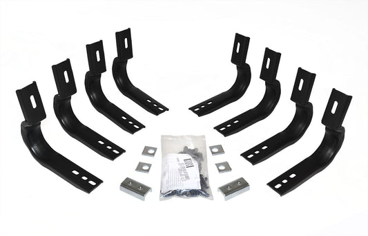 4 Inch OE Xtreme Side Steps with Mounting Brackets Kit Polished Stainless Steel 2007-2018 Silverado/Sierra 1500 2015-2018 Silverado/Sierra 2500 HD/3500 HD Go Rhino